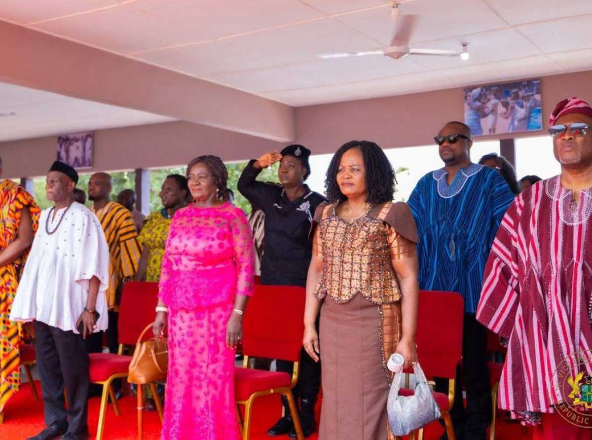 Vice President Jane Naana Opoku-Agyemang joined the chiefs and people of Krachi